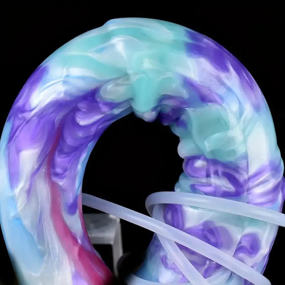 Colorful animal style silicone dildo, photo 3