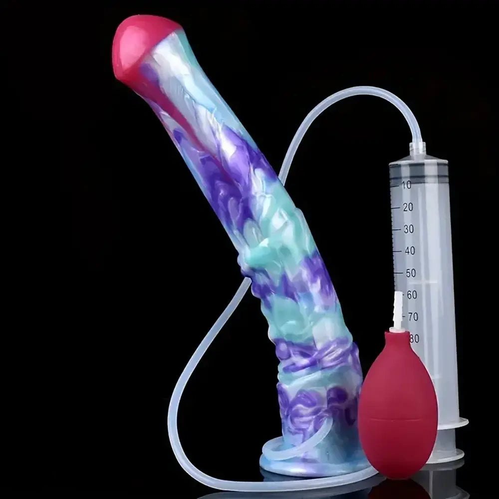 Colorful animal style silicone dildo, photo 4