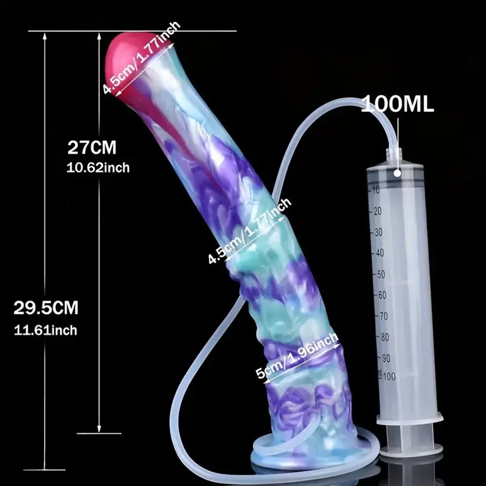 Colorful animal style silicone dildo, photo 5