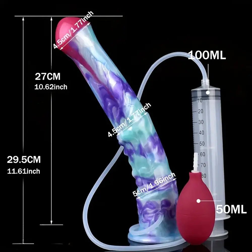 Colorful animal style silicone dildo, photo 8