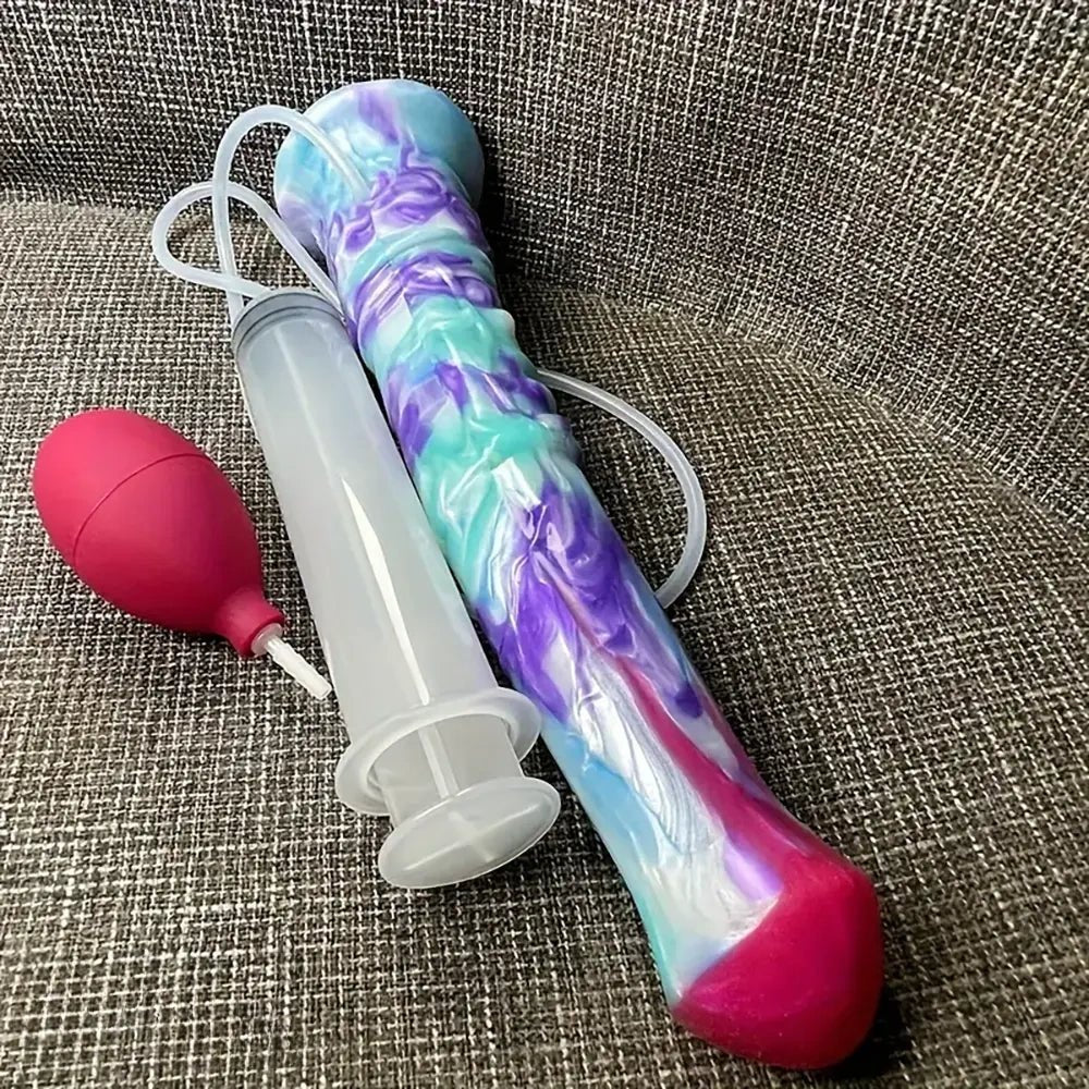 Colorful animal style silicone dildo, photo 9