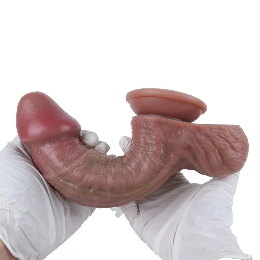Flesh tone ejaculating dildo with pump kit, photo 15