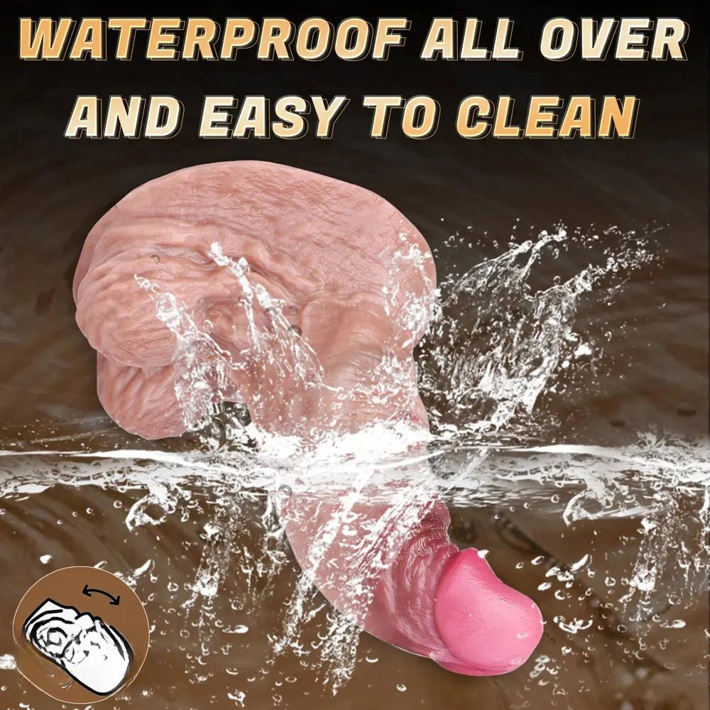 Flesh silicone ejaculating dildo, photo 10