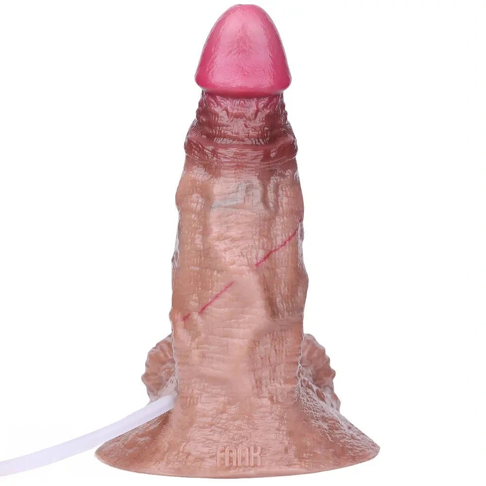 Flesh silicone ejaculating dildo, photo 2