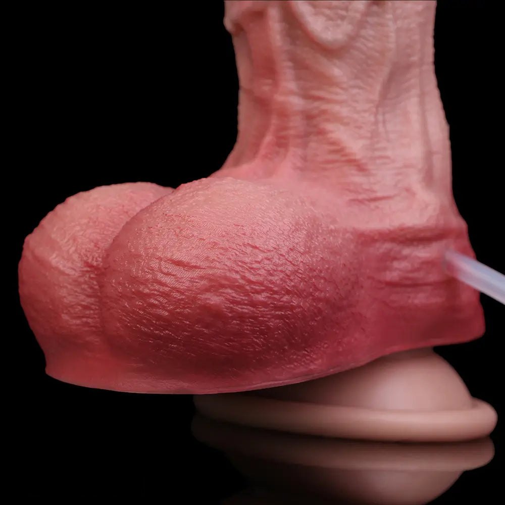 Flesh-tone ejaculating realistic dildo, photo 15