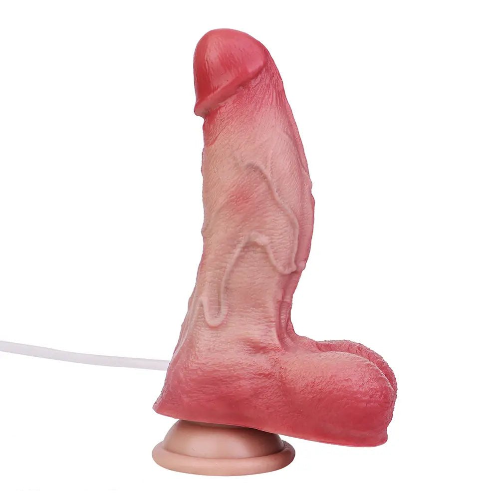Flesh-tone ejaculating realistic dildo, photo 2