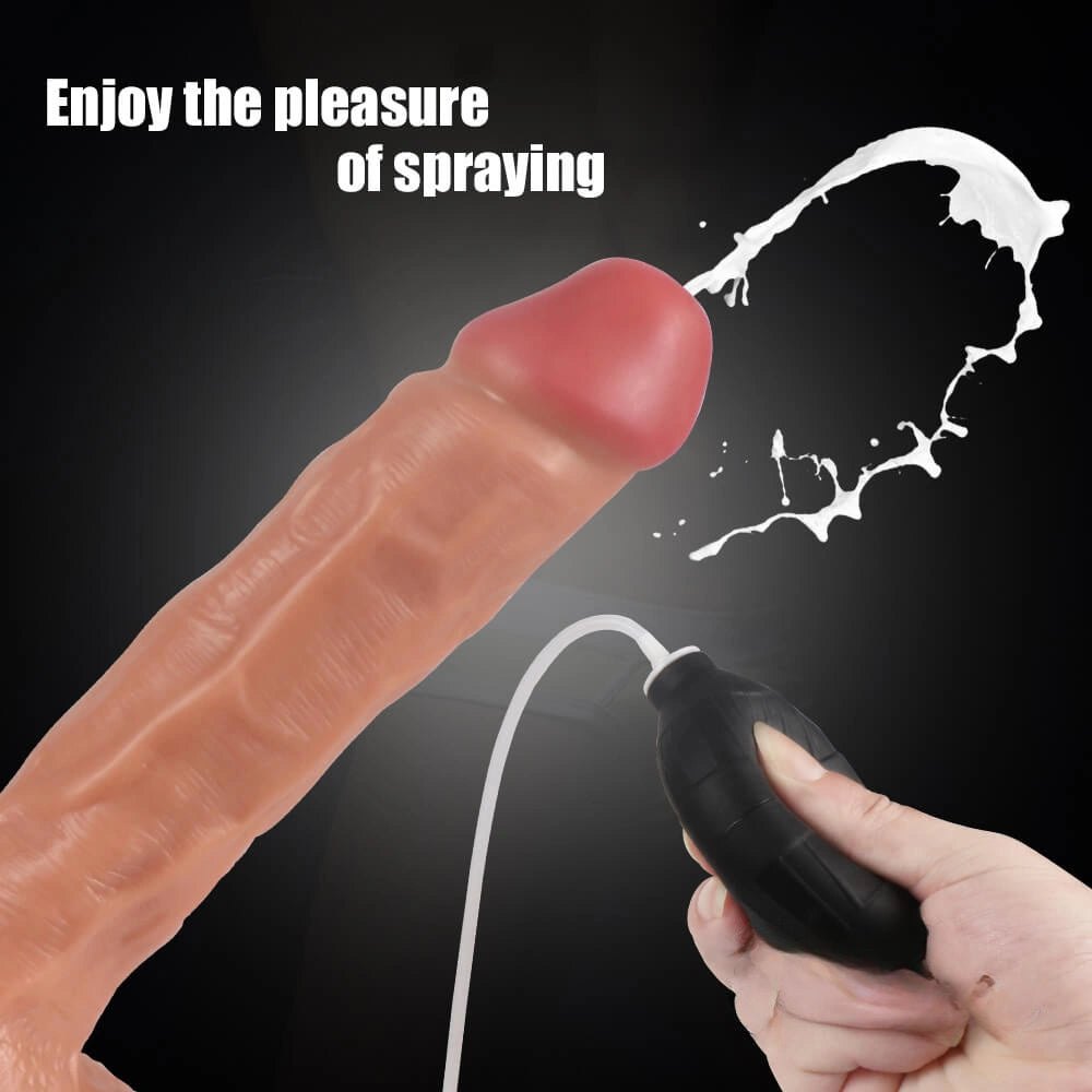 Flesh ejaculating realistic dildo, photo 13