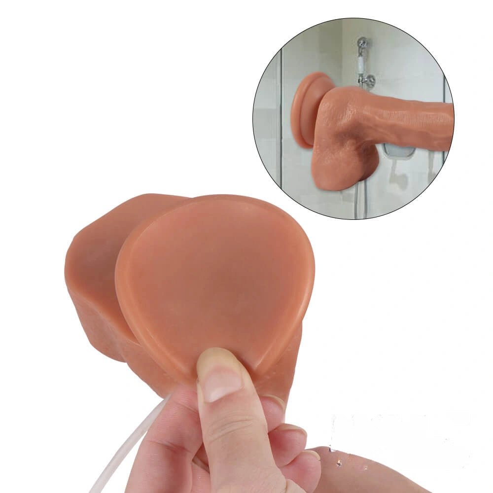 Flesh ejaculating realistic dildo, photo 2