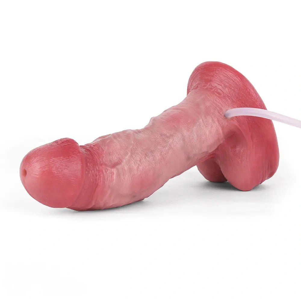 Flesh ejaculating realistic silicone dildo, photo 14