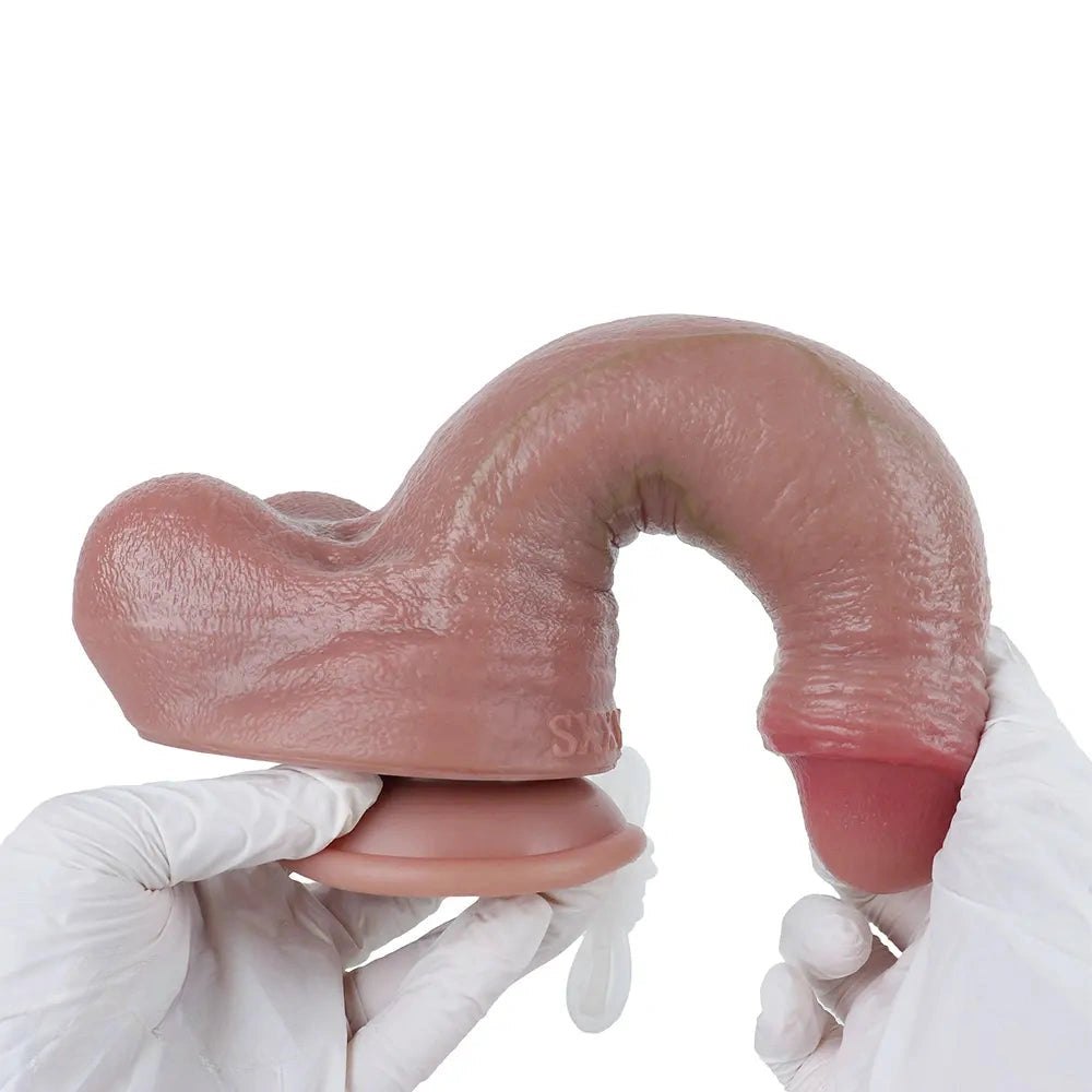 Flesh ejaculating strap-on dildo, photo 8