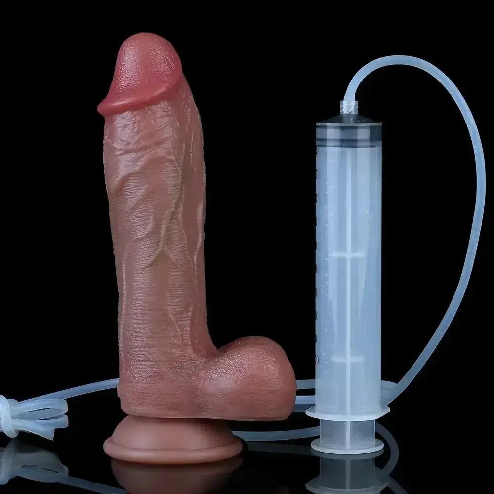 Flesh ejaculating strap-on dildo, photo 13