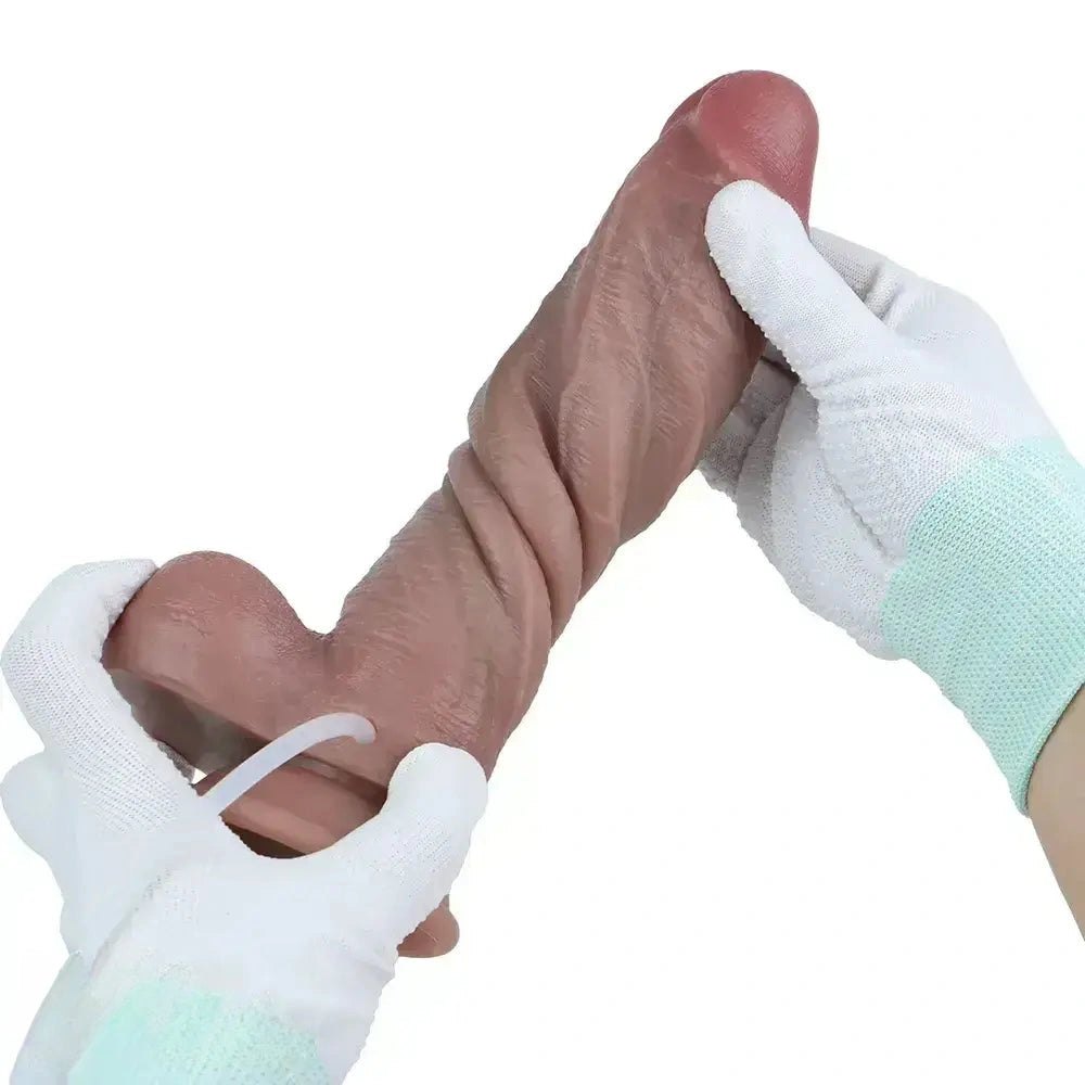 Flesh ejaculating strap-on dildo, photo 9