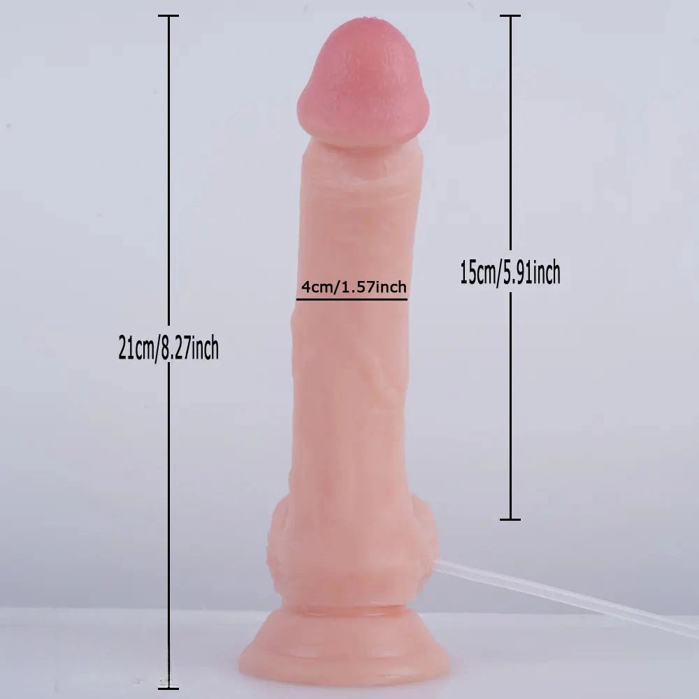 Realistic ejaculating suction cup dildo, photo 7