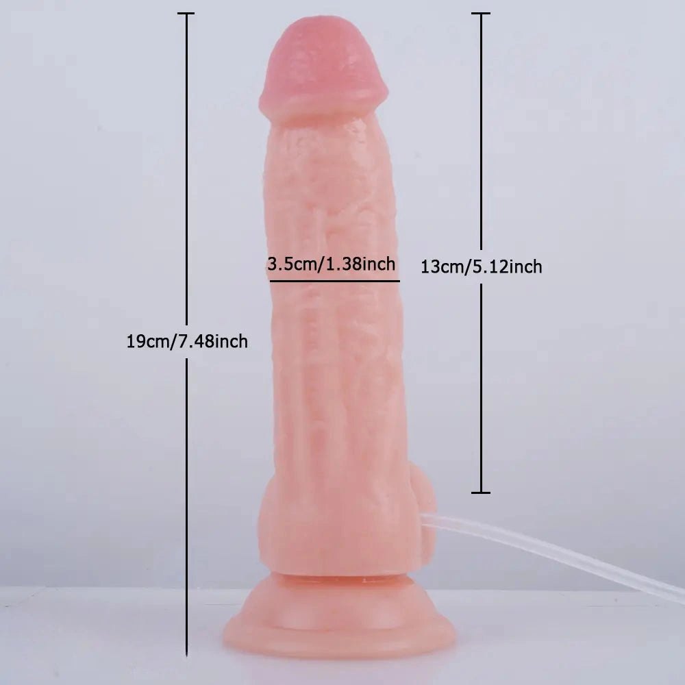 Ejaculating pvc suction cup dildo, photo 8
