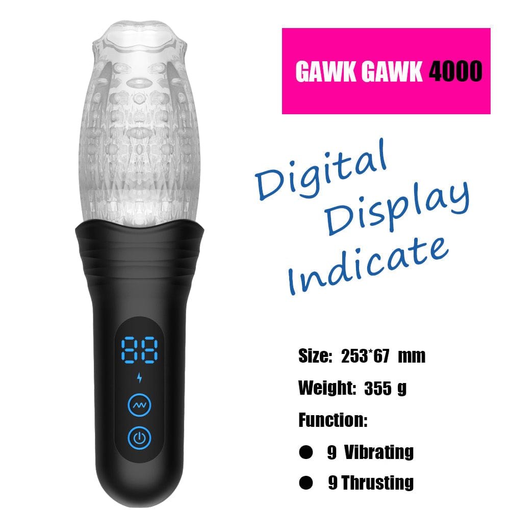 Black electric male masturbator with transparent sleeve, photo 7