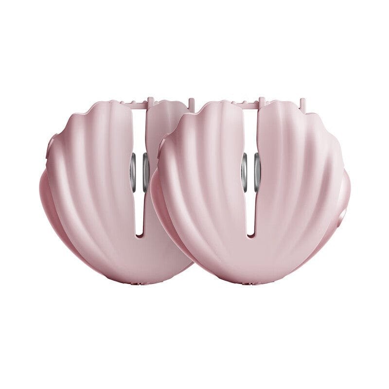 Pink shell-shaped vibrating nipple clamps, photo 4