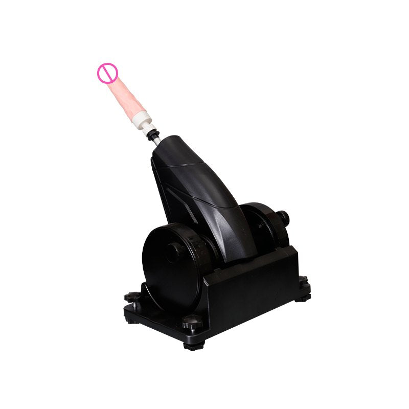 Black electric thrusting sex machine, photo 1