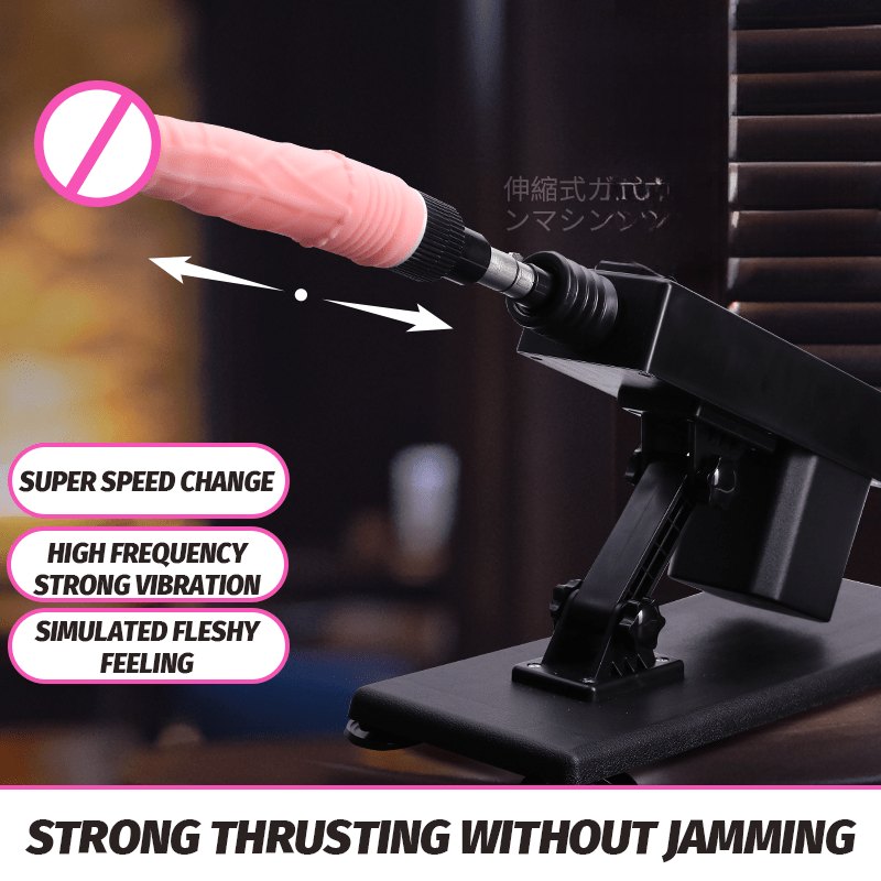 Black electric thrusting sex machine, photo 3
