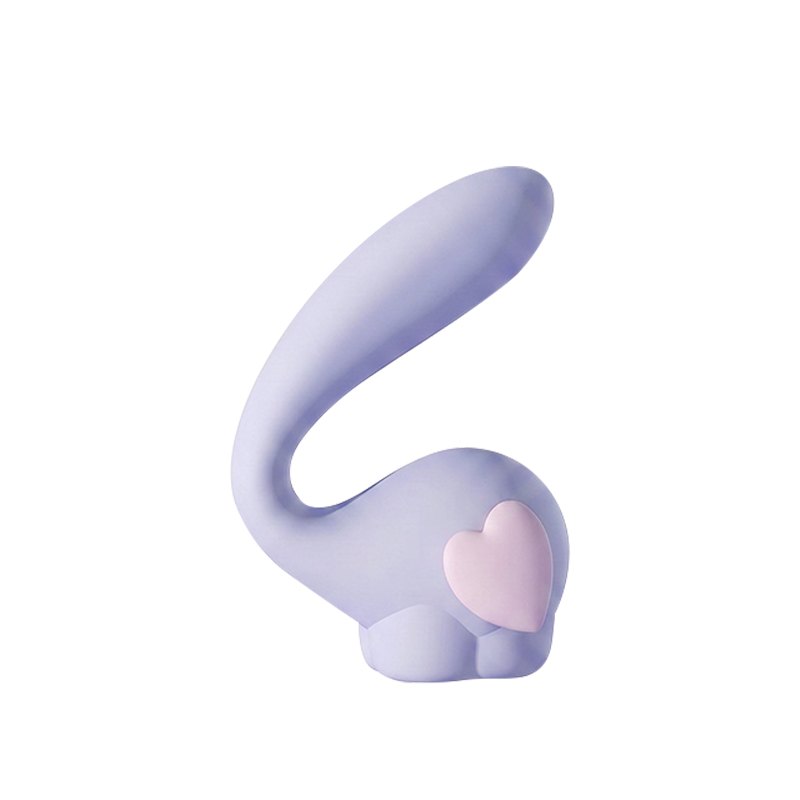 Iris purple elephant swinging and vibrating dual stimulator, photo 1