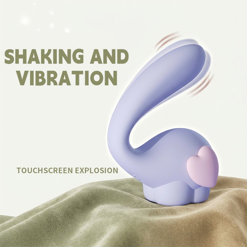 Iris purple elephant swinging and vibrating dual stimulator, photo 2