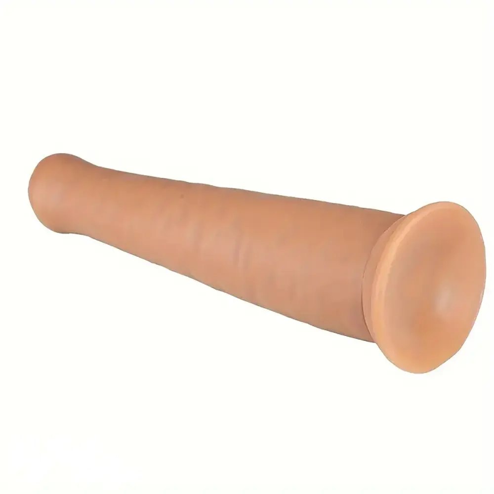 Smooth tapered elephant trunk-style PVC dildo, photo 2