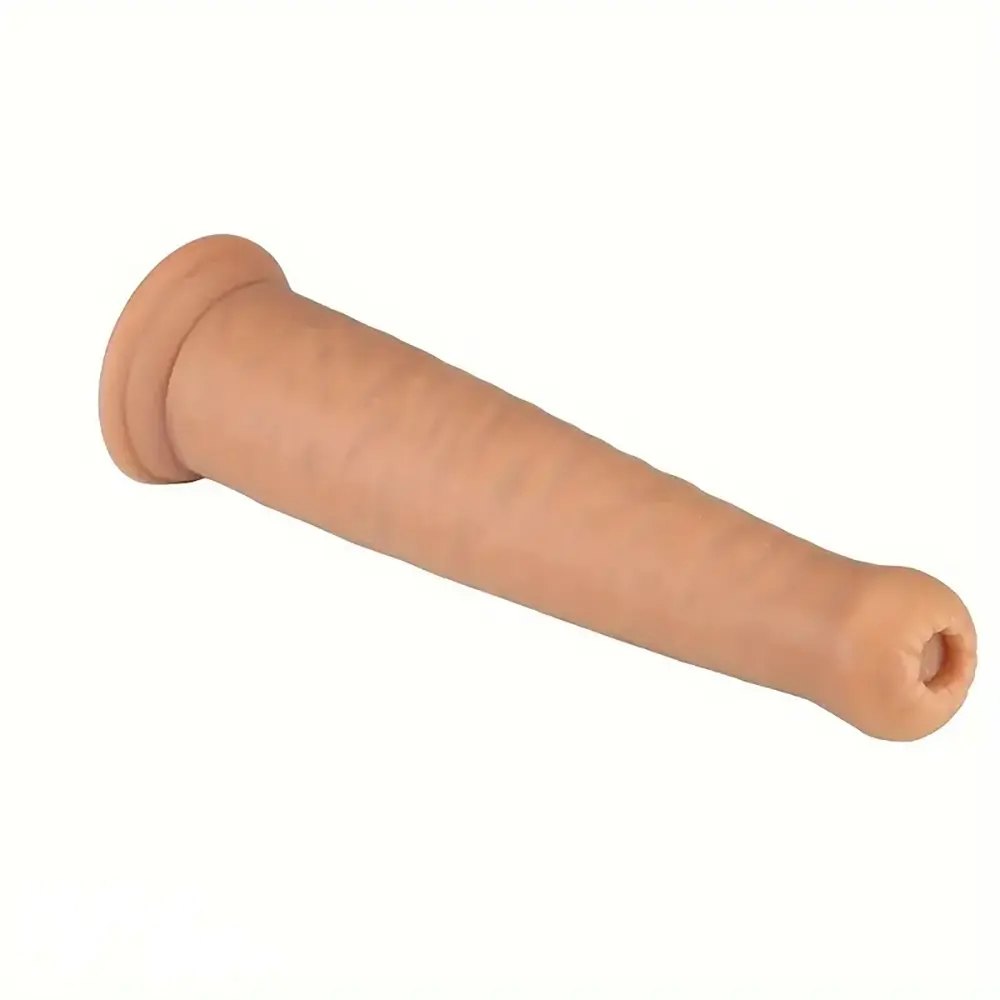 Smooth tapered elephant trunk-style PVC dildo, photo 6