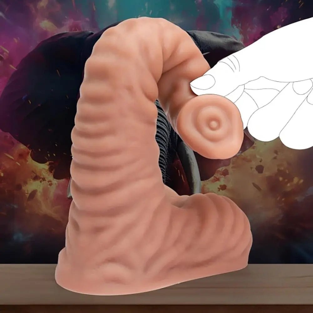 Flesh tone elephant trunk animal dildo, photo 4