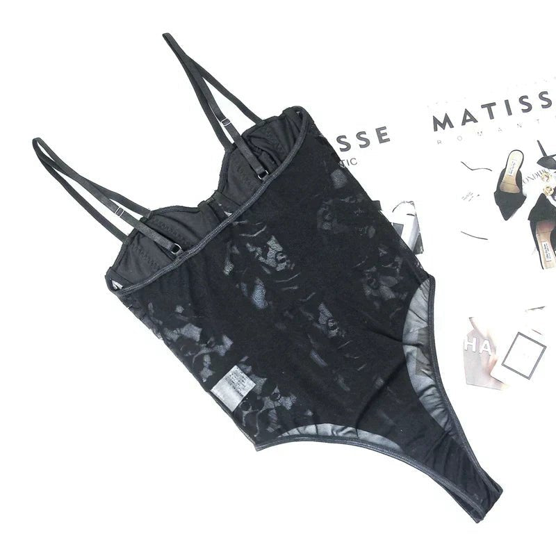 Embroidered sculpting lace corset top, photo 9