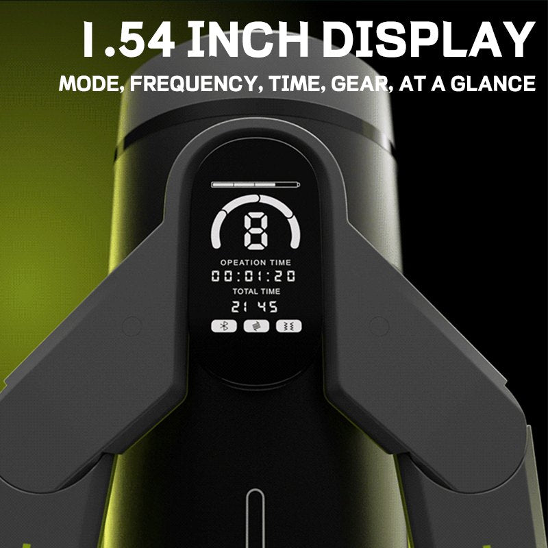 Black ergonomic thrusting stroker, photo 3