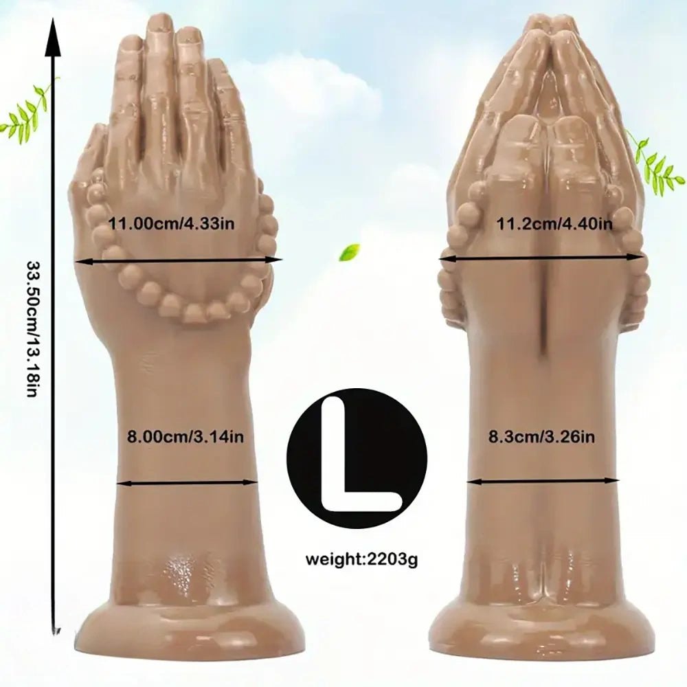 Flesh pvc fisting hand dildo, photo 12