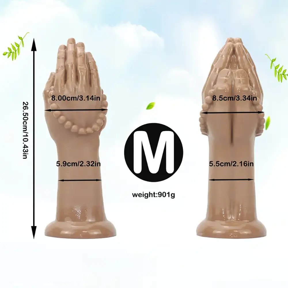 Flesh pvc fisting hand dildo, photo 6