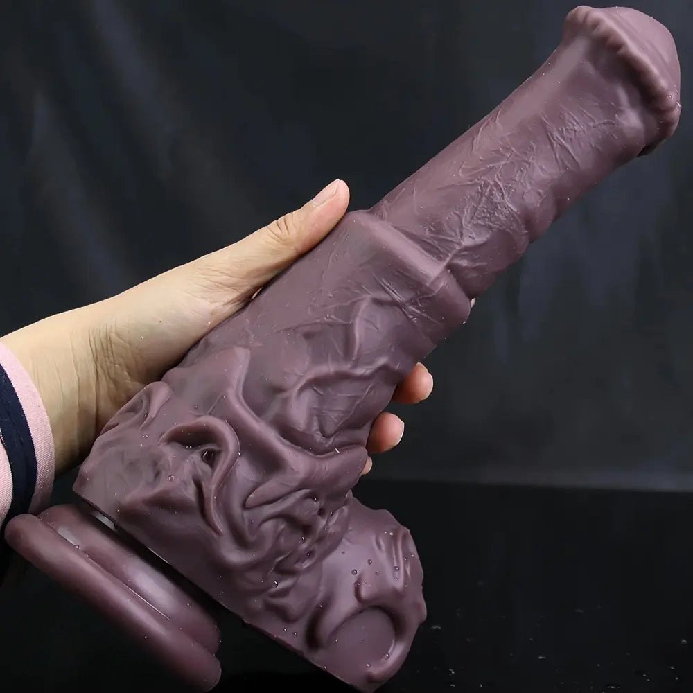Knotted silicone animal dildo, photo 7
