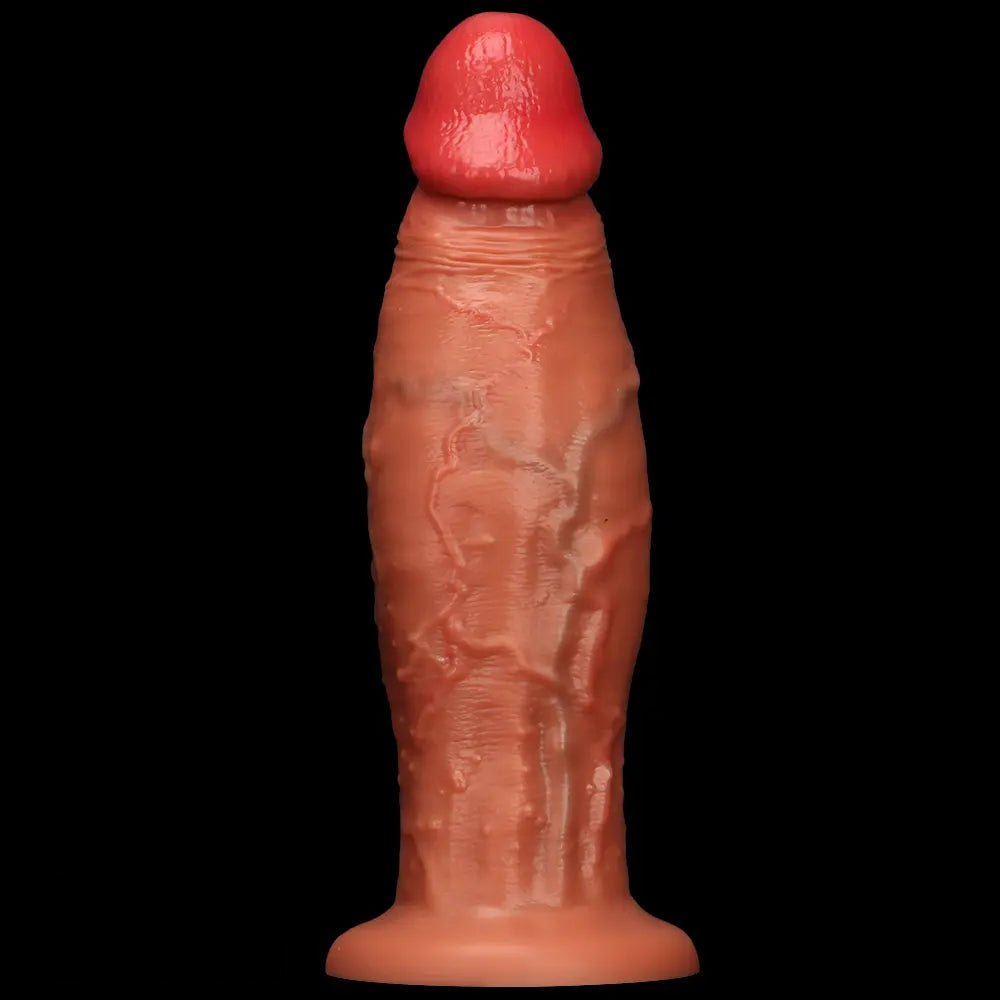 Flesh liquid silicone realistic dildo, photo 1