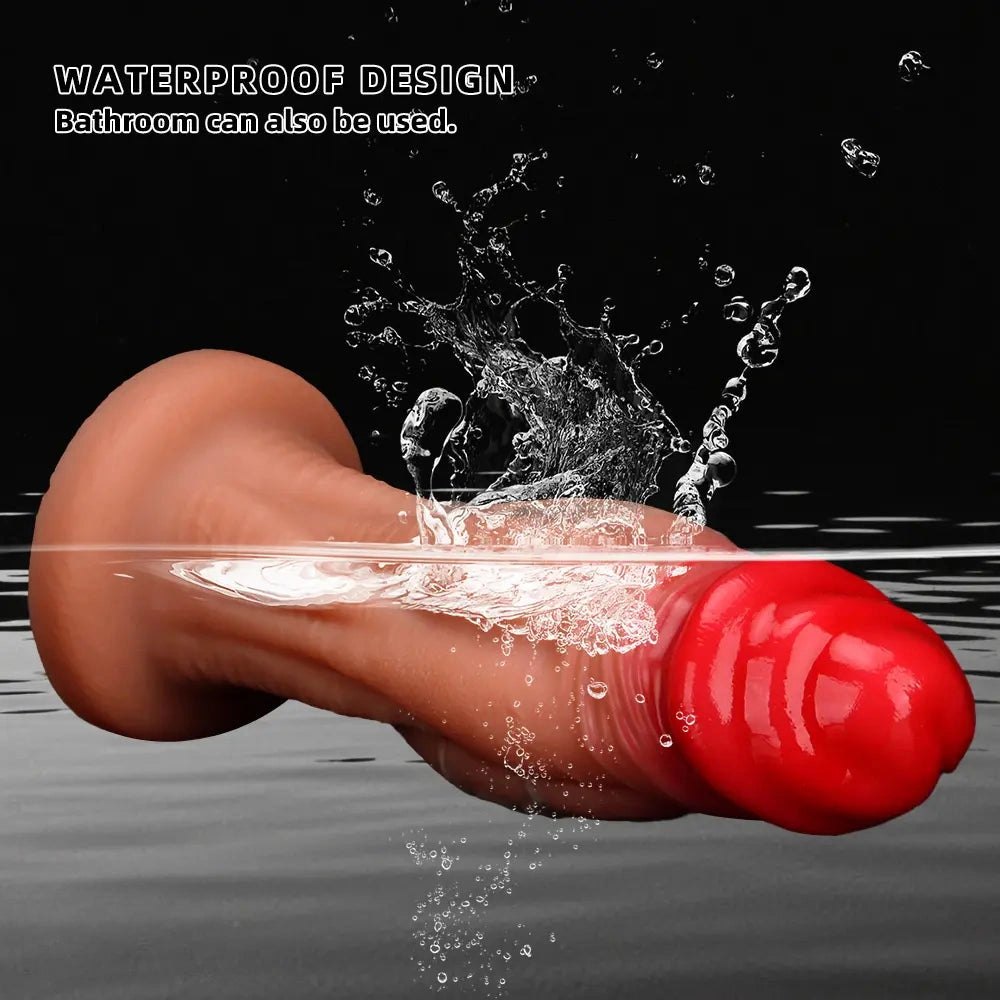 Flesh extra large silicone dildo, photo 9