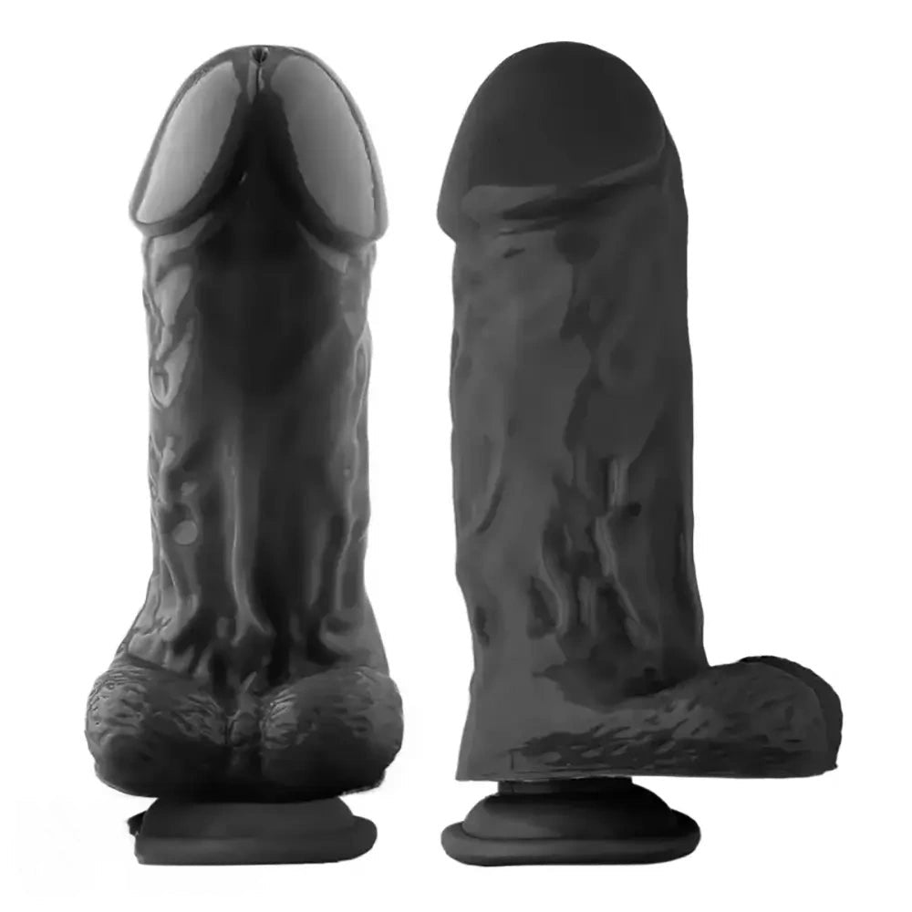 Extra large realistic PVC suction dildo, photo 1