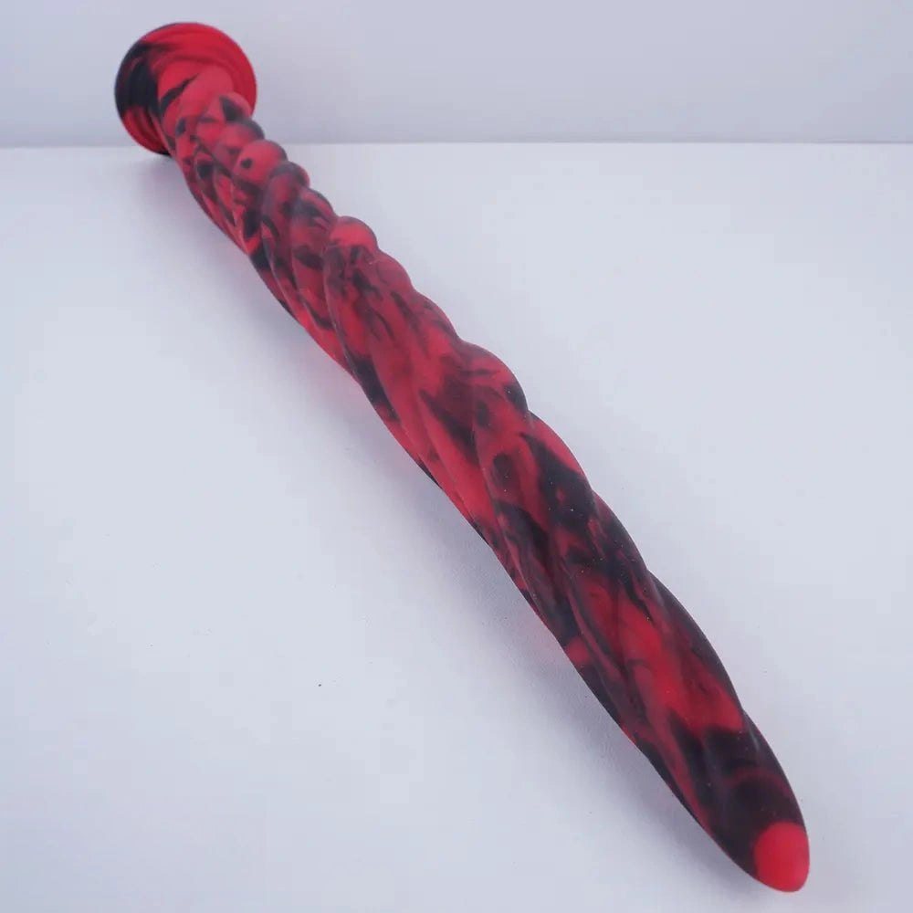 Tan veined realistic dildo, photo 11