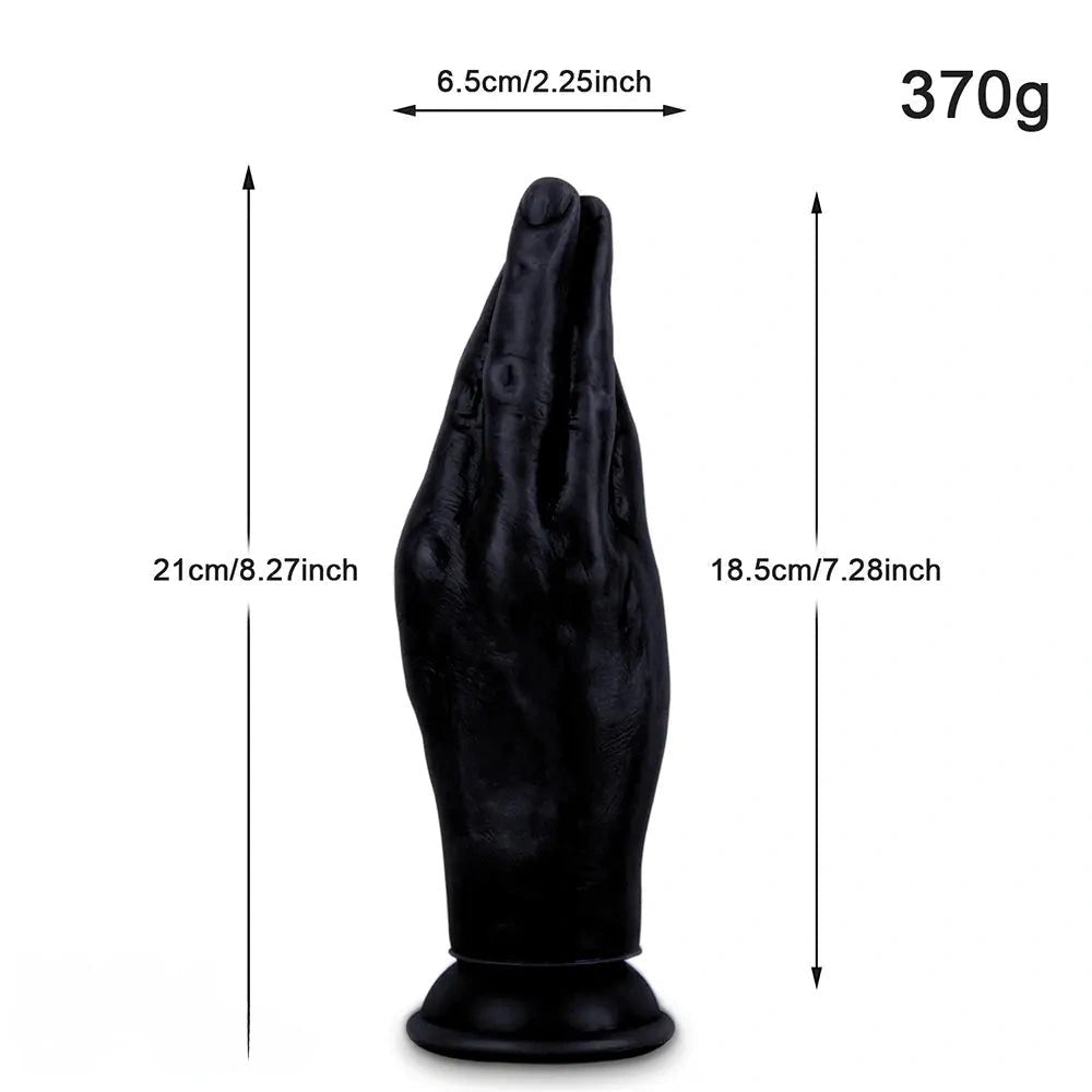 Black and black extra long thick pvc dildo