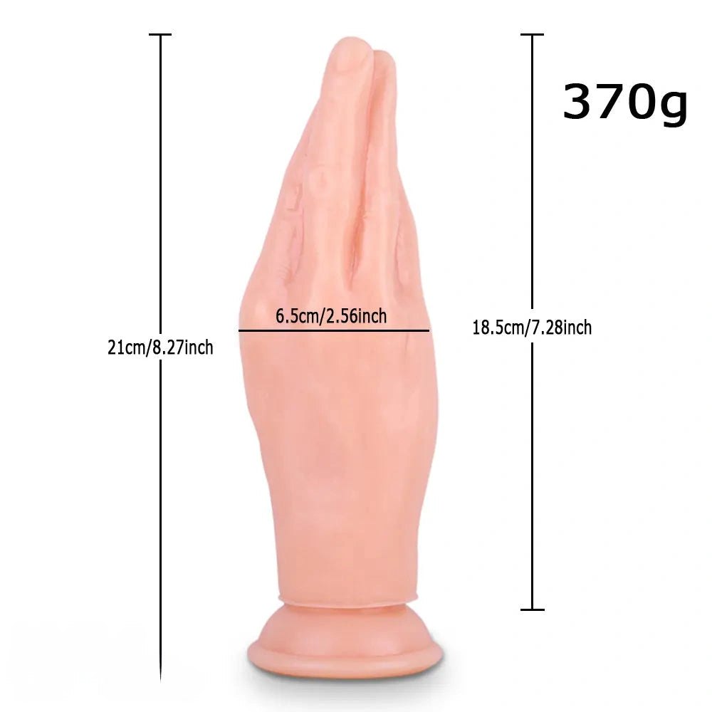 Flesh and black extra long thick pvc dildo