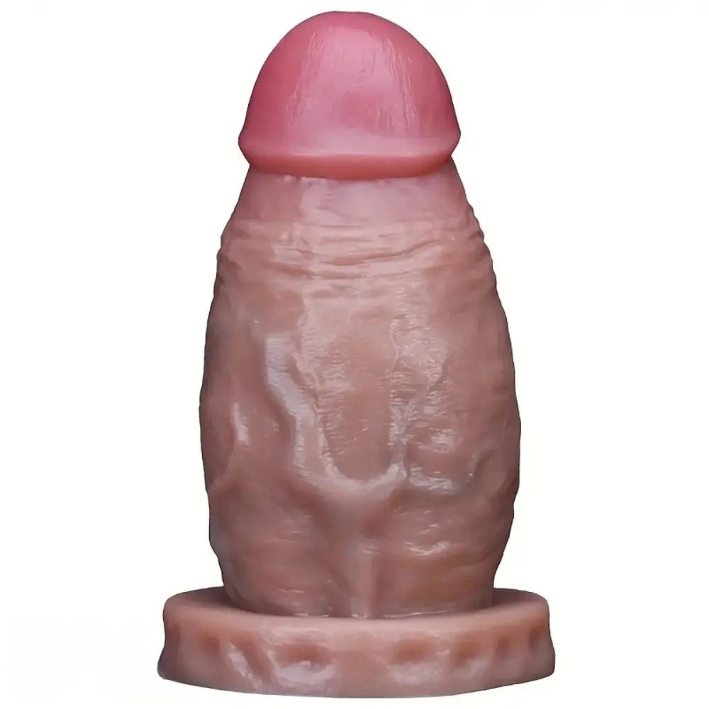 Flesh tone extra thick dildo, photo 1