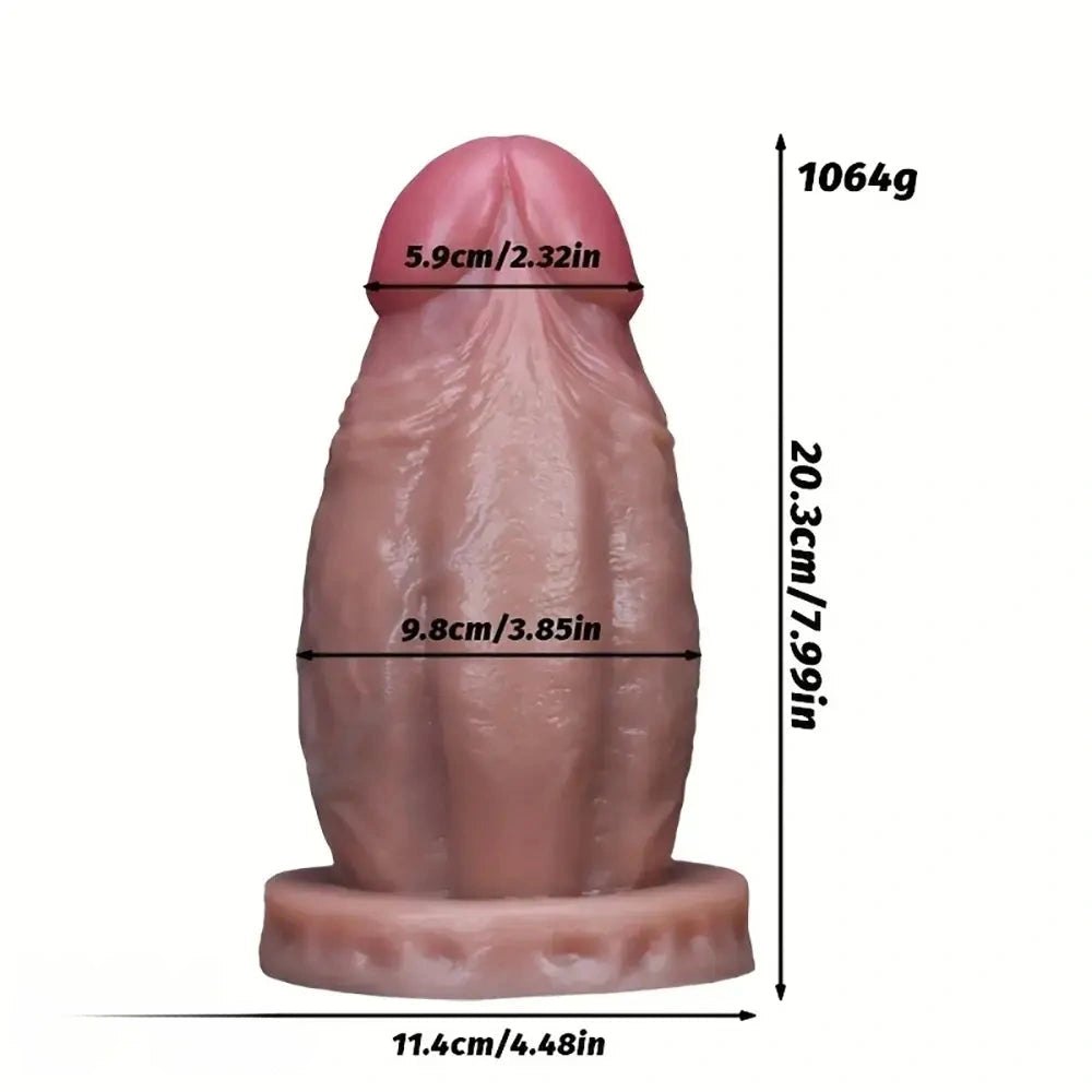 Flesh tone extra thick dildo, photo 13