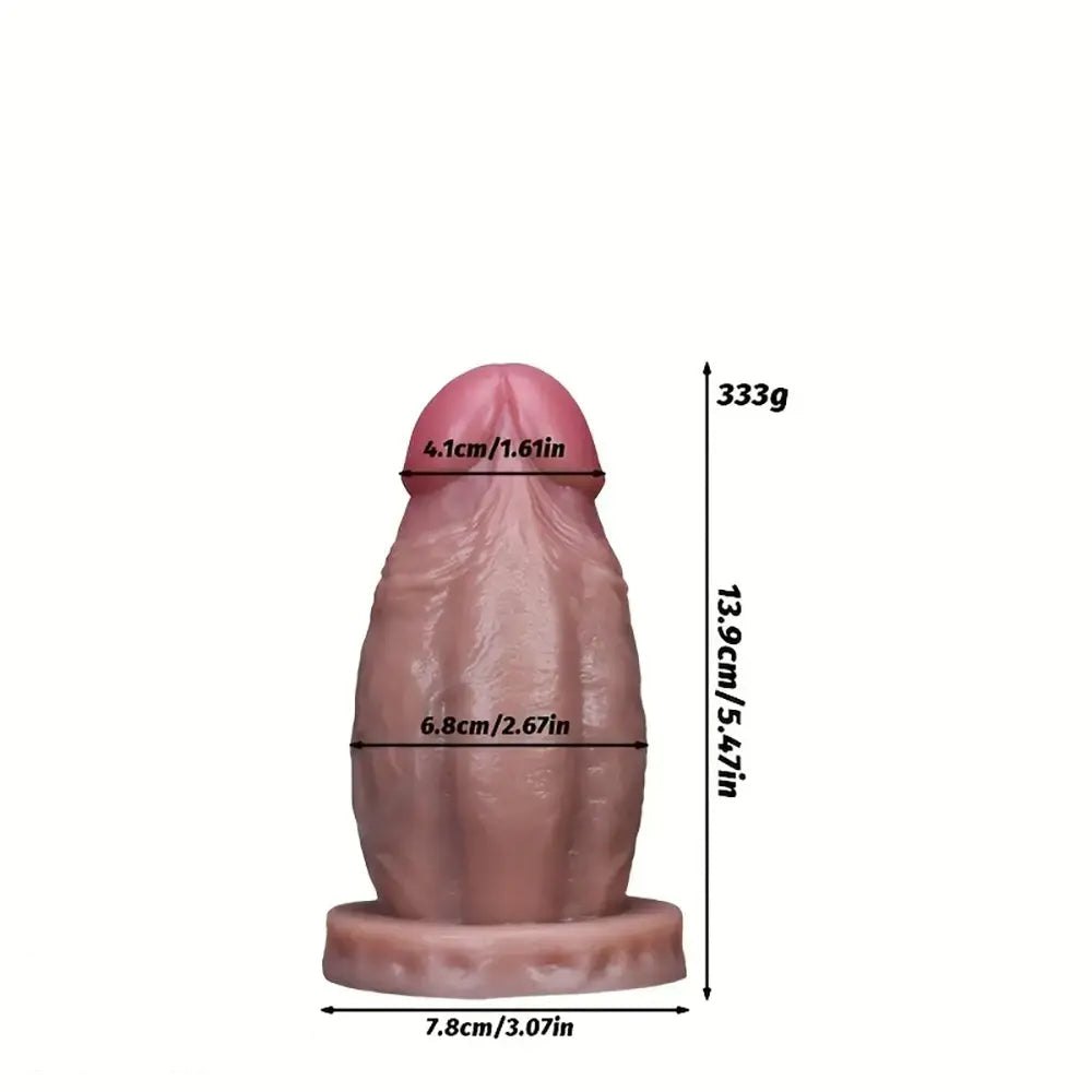 Flesh tone extra thick dildo, photo 14