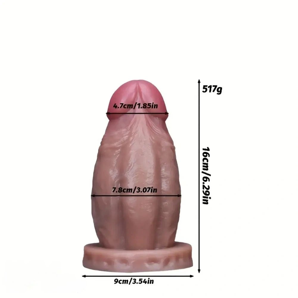 Flesh tone extra thick dildo, photo 7