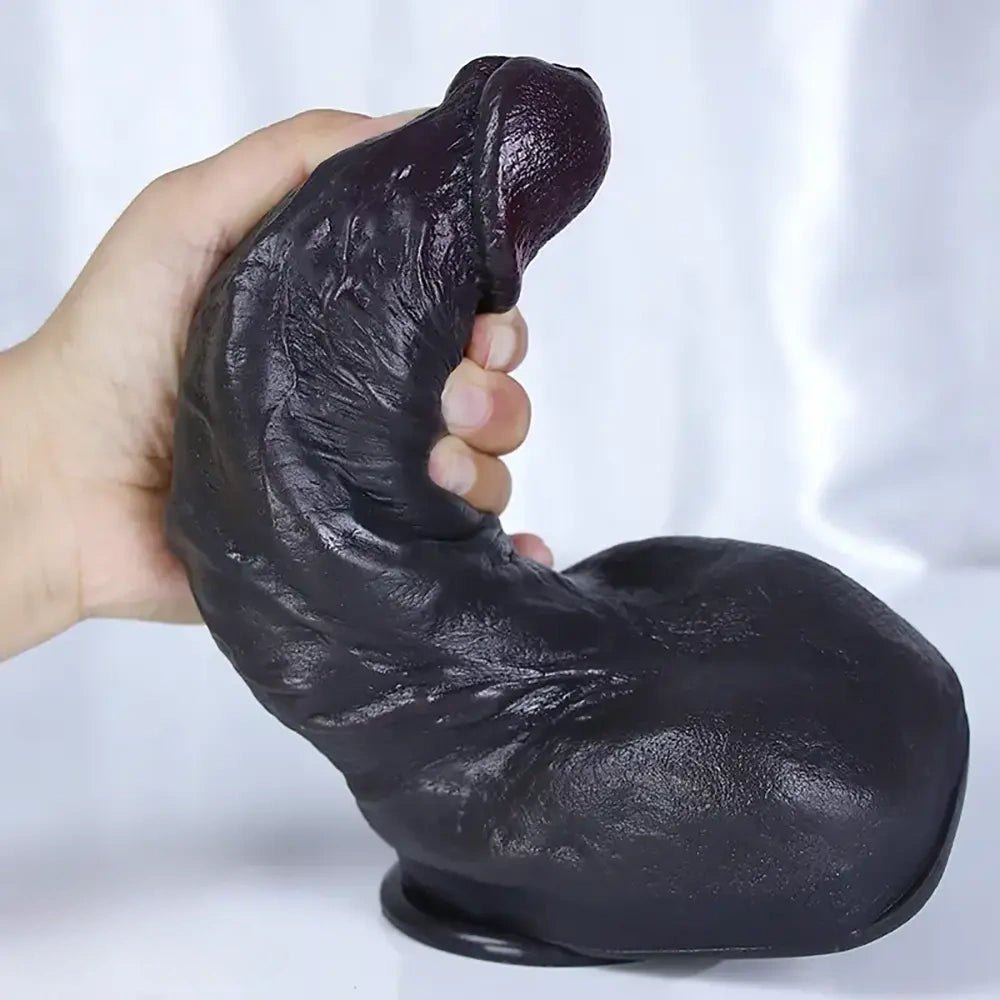 Multi-tone extra thick realistic dildo, photo 9