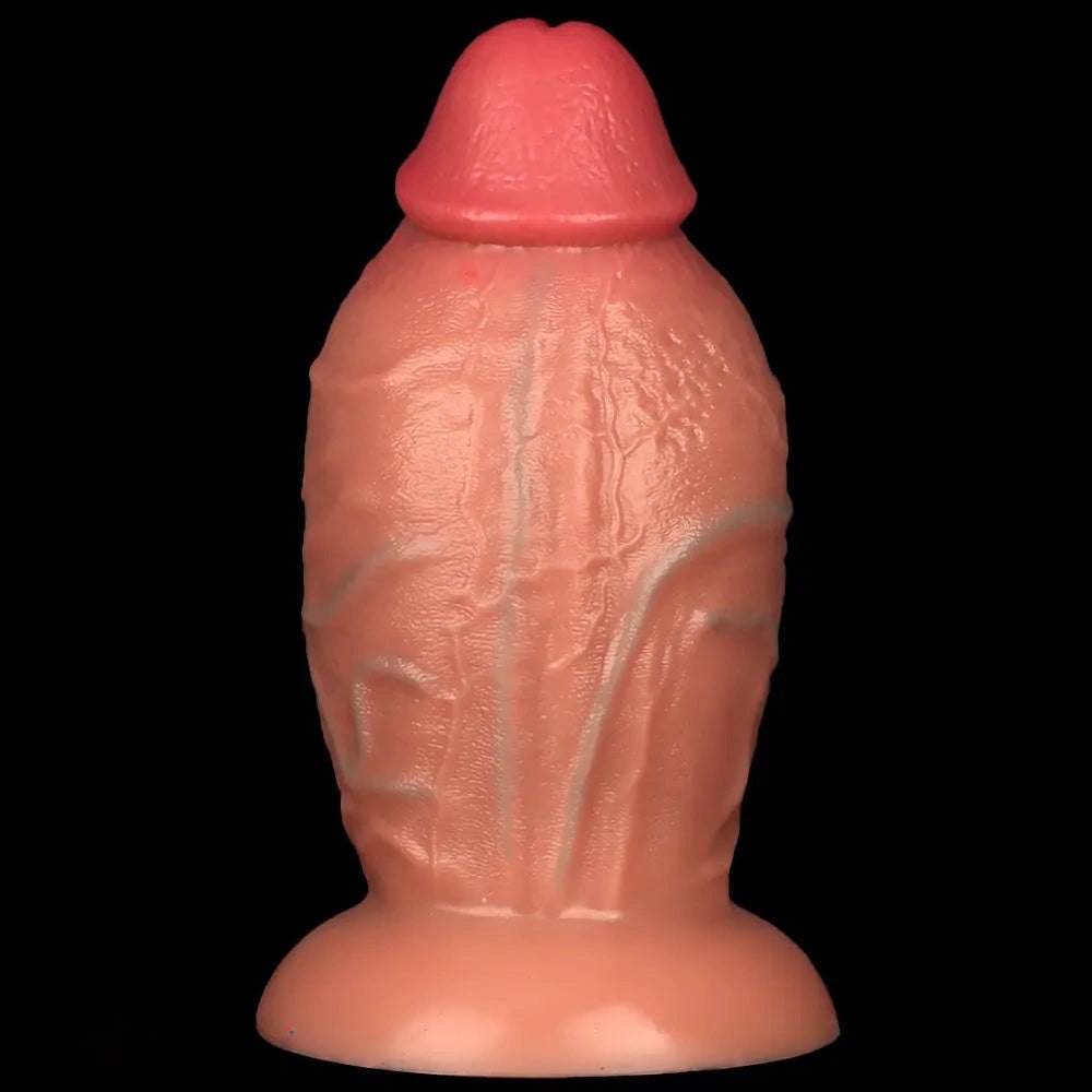 Flesh extra thick realistic dildo, photo 9