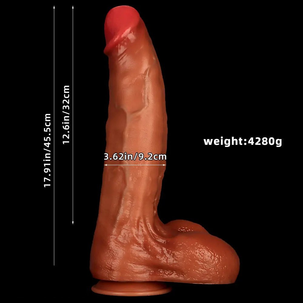 Extra thick silicone dildo, photo 7