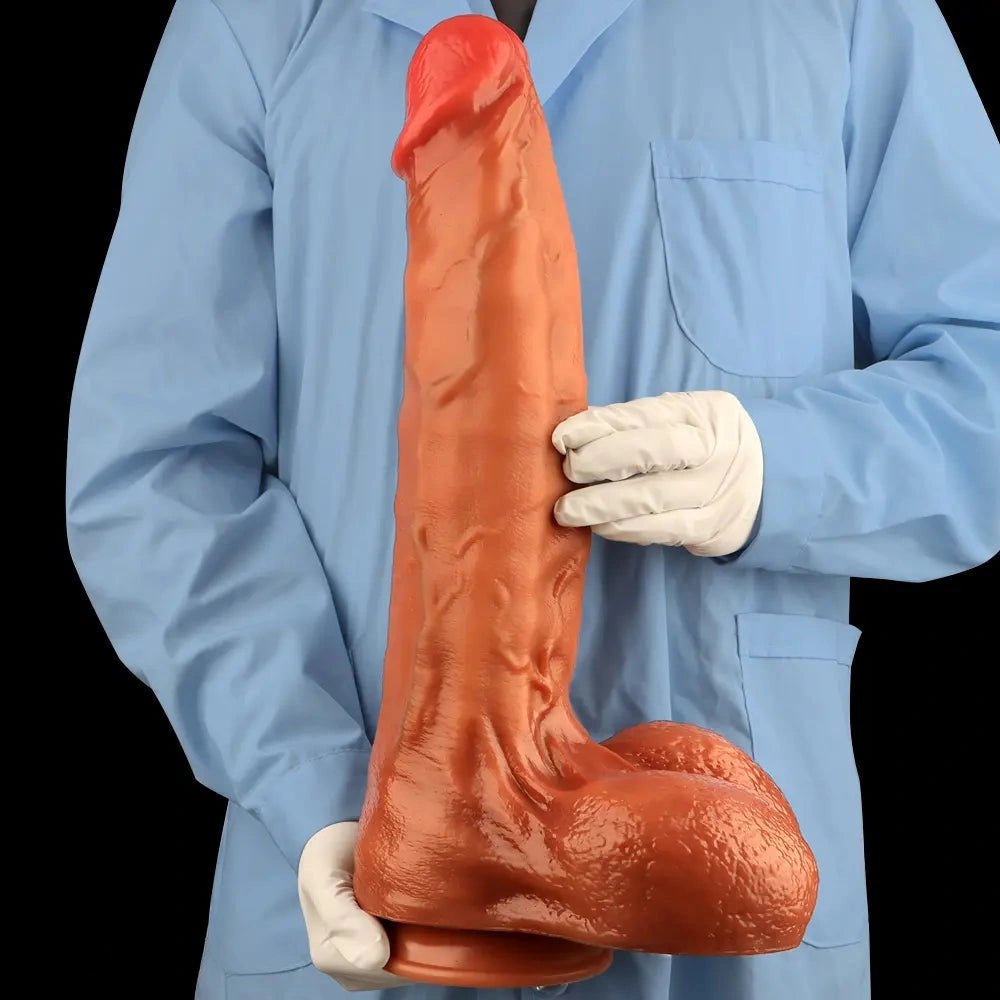Extra thick silicone dildo, photo 8