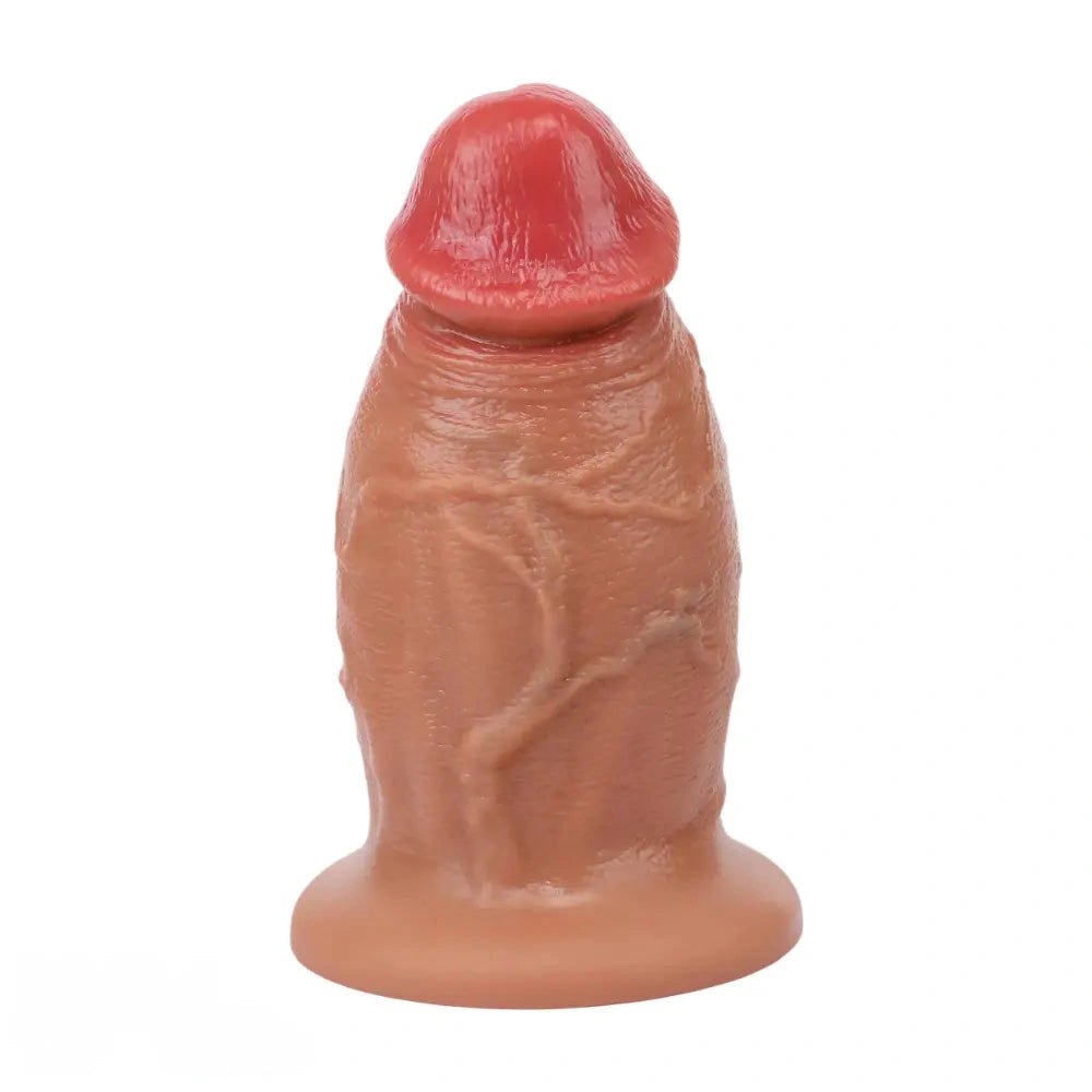 Textured silicone thick dildo, photo 2