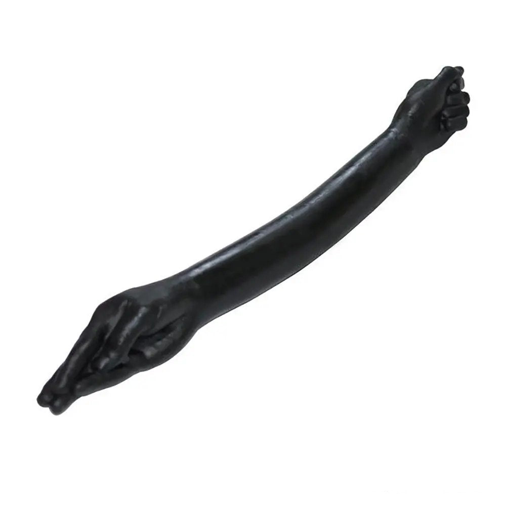 Black forearm shaped extreme dildo, photo 2