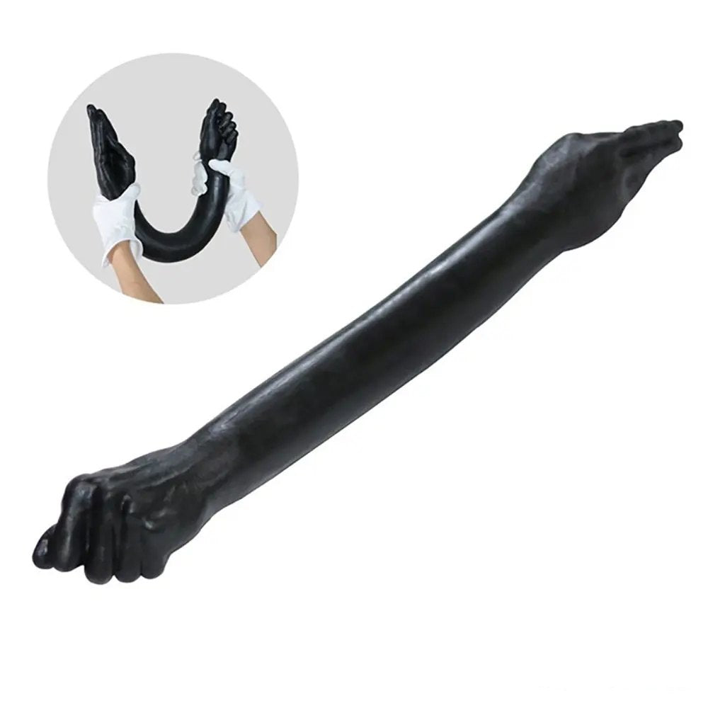 Black forearm shaped extreme dildo, photo 4