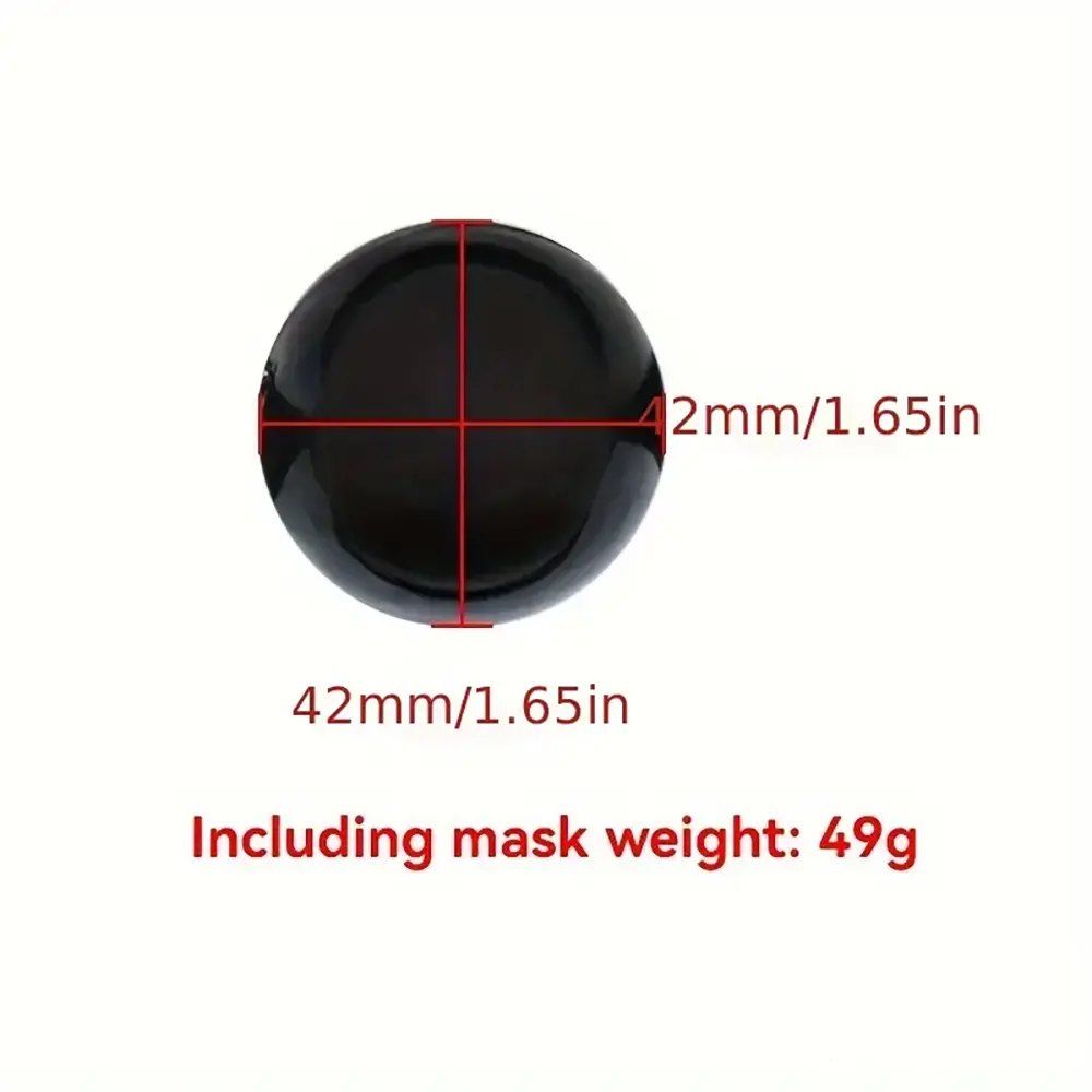 Black bdsm face mask with silicone gag, photo 5